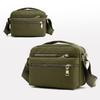 Casual Waterproof Nylon Shoulder Bags for Women Small Crossbody Messenger Bag Purse Female Multi-pocket Handbag Pouch