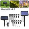 Solar Lawn Light LED Solar Garden Lamp Outdoor Ground Lamp For Yard Pathway Driveway Courtyard Garden Decor Landscape Light
