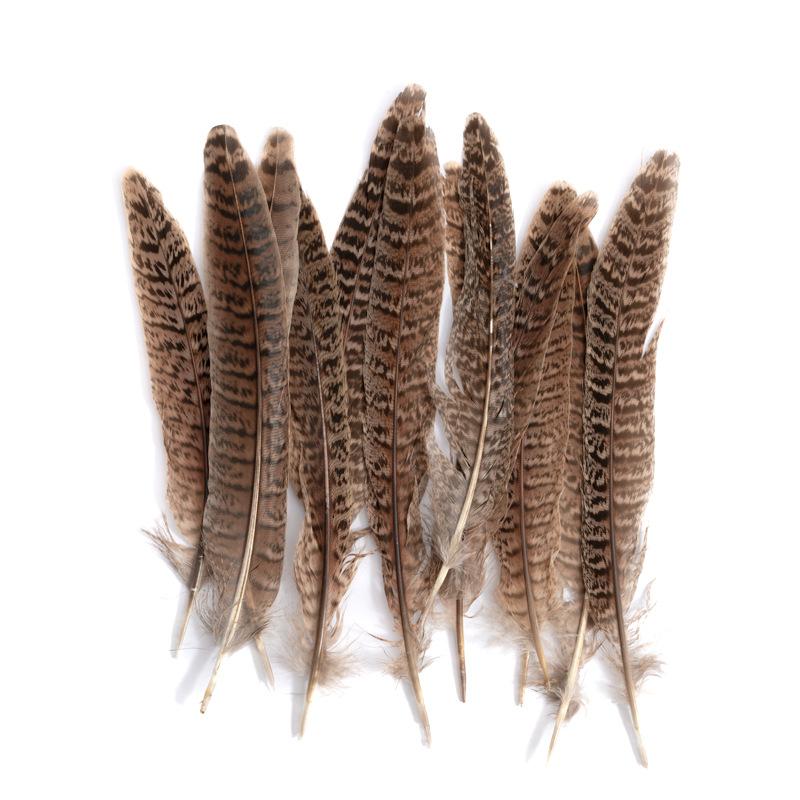 80 Natural Pheasant Feather Decorative Diy Jewelry Hair Accessories Material Cat Stick Toy Accessories