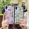 Shockproof Wrist Strap Phone Case For Blackview A60 Soft Case Back Cover Waterproof Kickstand Ring Silicone Lanyard Cute