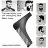 Beard Styling Template Comb - Right Angle Promo Gift