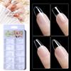 100 Pcs False Nail Art Tool Seamless Transparent Artificial Nails Decoration Manicure Tools