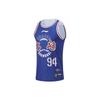 Li Ning CBA Series Professional Basketball Logo Print Quick-Dry Cool Basketball Jersey Fan Edition Men Jersey Deep-Navy AAYTA51-1