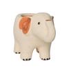 Cute Elephant Flower Pot Ceramic Succulent Pot Animal Planter Home Decor Desktop Ornaments Bonsai Plant Pot Garden Decoration
