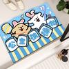 Cute Cartoon Bathroom Diatom Mud Toilet Toilet Entrance Door Absorbent Non-slip Quick Dry Floor Mat Mat Carpet