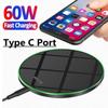Portable Newest 60W Super Fast Qi Wireless Charger Pad for iPhone 14 13 12 11 X Pro Max Samsung Galaxy Huawei Xiaomi Wireless Charging Dock