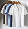 Chinese Style Linen Men's Summer Short-sleeved T-shirt Loose Large Size Casual T-shirt