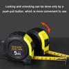 Rubberized 3M 5 Meters Ruler Woodworking Tool Measure Retractable Steel Tape Metric Tape