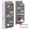 Wall-Mounted Multi-Layer Foldable Shoe and Sundry Storage Bag
