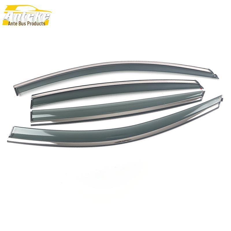 3D Stainless Steel Rain Guards & Sun Visor Trim for Tenth-Gen Accord (18 Models)