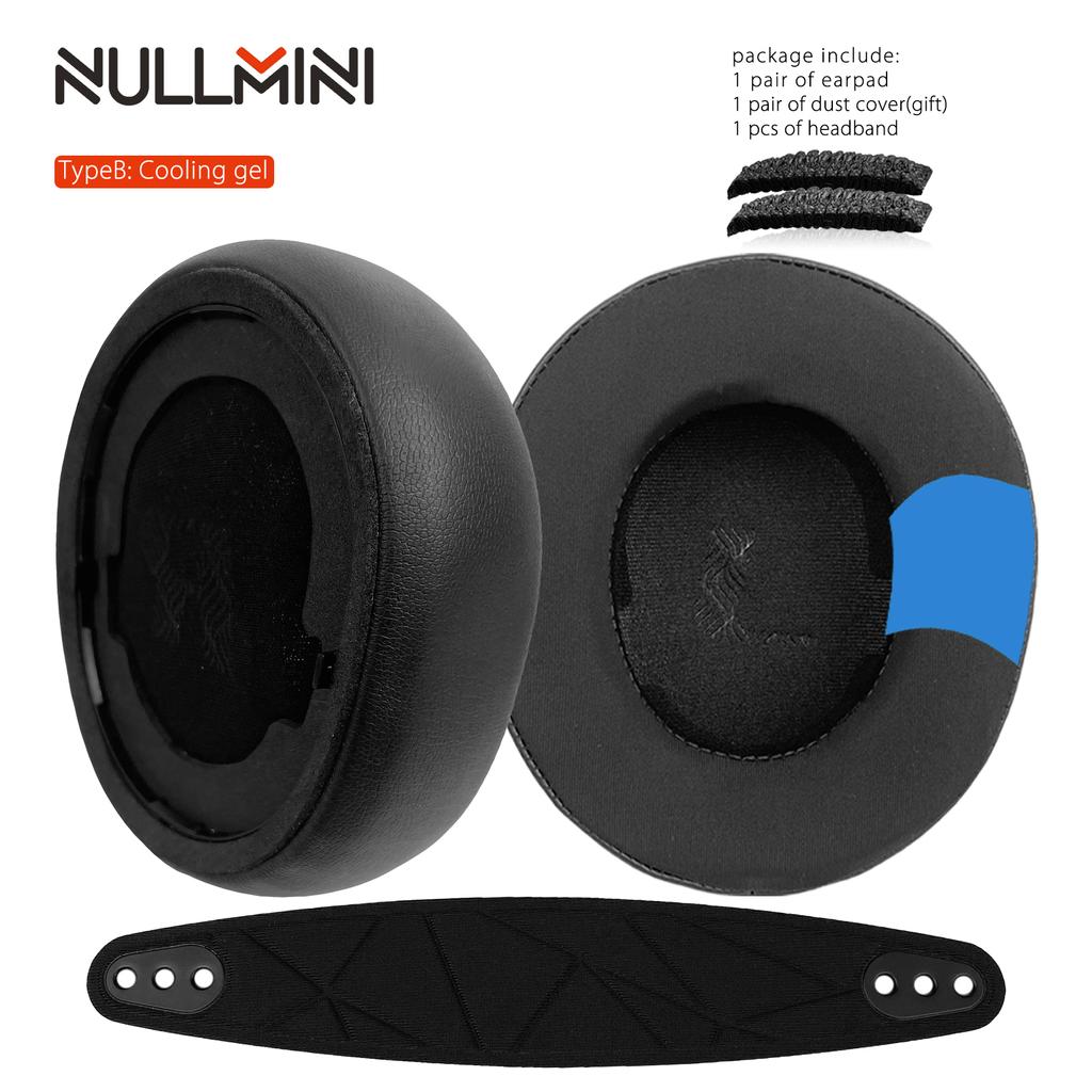 NullMini Replacement Earpads for Steelseries Arctis Nova Pro Wireless Headphones Earmuff Headband Ear Pads Cushion Cover Sleeve