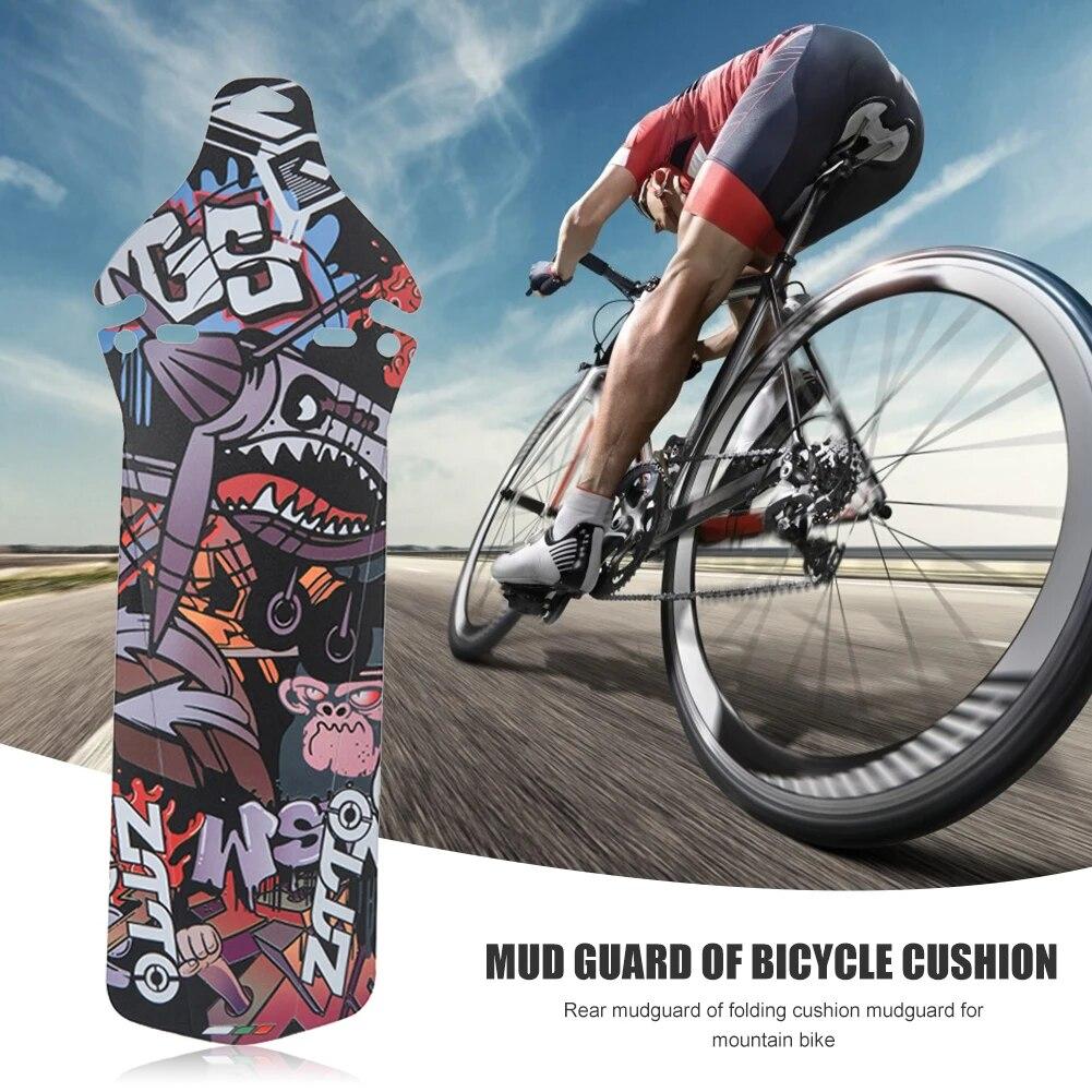 MTB Bike Seat Removable Saddle Mud Guard Ass Fender Rear Cushion MTB Mudguard Easily Installation Removal Bicycle Parts