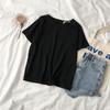 New Summer White Short-Sleeve Women's Loose-Fit Simple T-Shirt