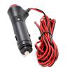 Universal 12V/24V Car Cigarette Lighter Power Cord with Switch
