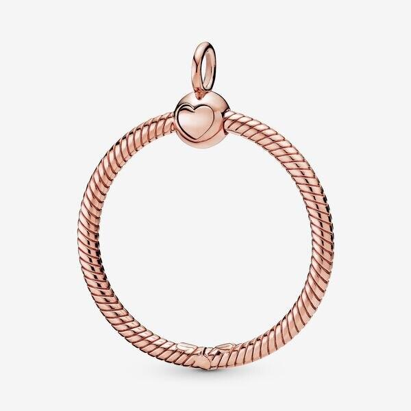 New O Pendant Charm 925 Sterling Silver Medium Small Large O Pendant Charm Fit Pan Charms Silver 925 Original Jewelry