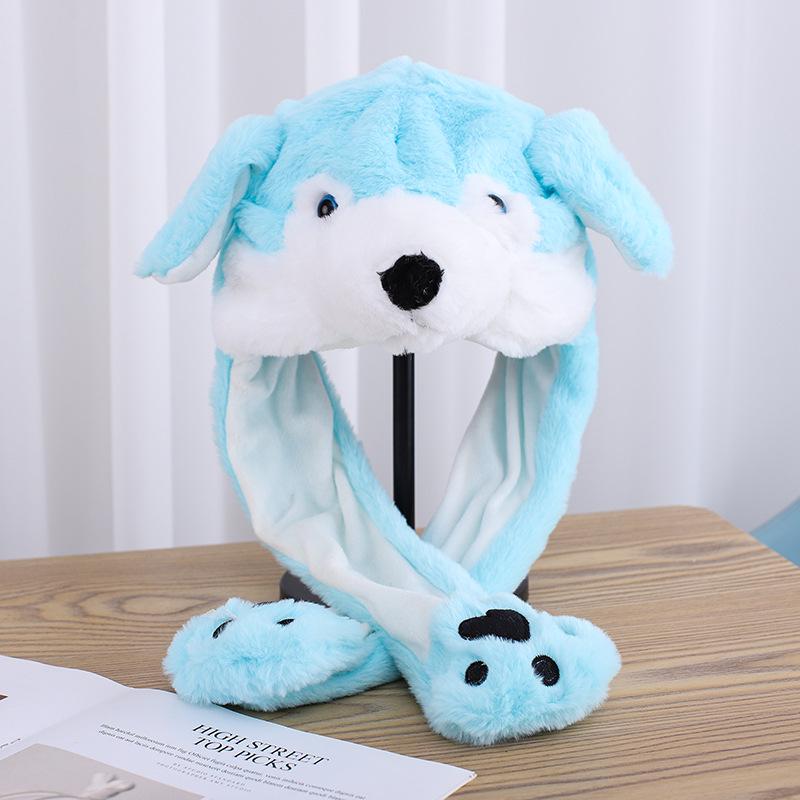 Moving Rabbit Ear Hat: Adorable Airbag Ears Wiggle When Pinched, Just Like the Viral Sensation On TikTok.