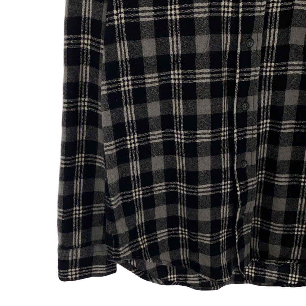 Shinya Yamaguchi Made In Japan Wool Blend Long Sleeve Check Shirt Men's Used