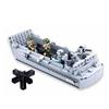 WW2 USA Military Higgins Landing Craft Blocks Bricks Sets Classic Arms Model Kids Toys Compatible with Building Blocks