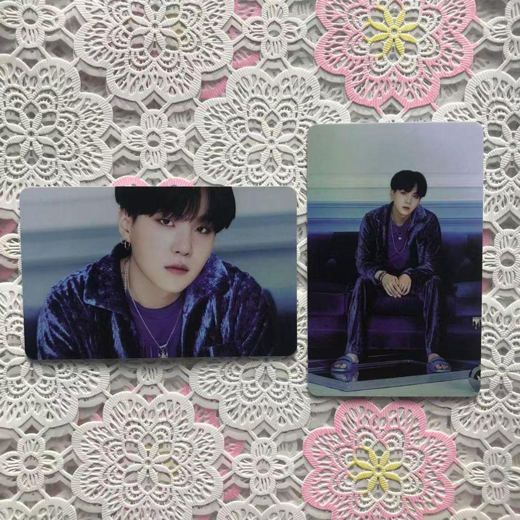 [USED] BTS Bangtan BE Lucky Drop Unreleased Korean Yoongi Trading Cards 2 Pieces