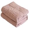 Transparan Imabari Towel Certified Walnut Gauze Blanket, Single Size, Approx. 140cm X 190cm, Soft, Made In Japan, 100% Cotton, Triple-Ply Gauze (Pink)