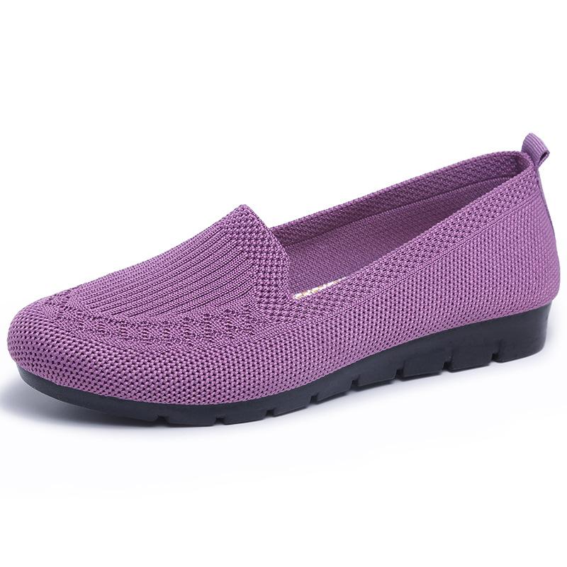 New Solid Color Women's Casual Shoes Lightweight Breathable Anti-slip Daily Women's Shoes