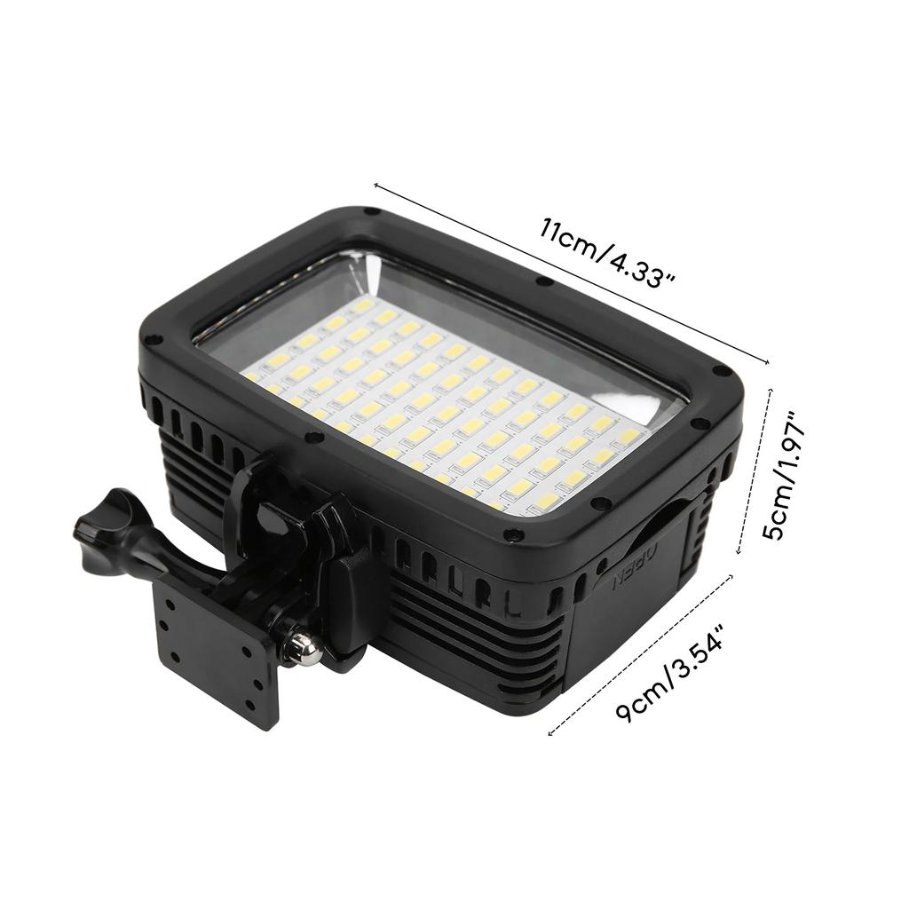 40M Waterproof LED Diving Fill Light For SLR Camera Diving Fill Lamp Diving Video Lights Rechargeable Battery
