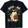 Coquette Leopard Ghost Coffee Boo JEE Halloween Boujee Ghost Unisex T-Shirt