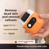 Электрическая шлифовальная машина для ног с омертвевшей кожей и мозолями, ЖК-дисплей, шлифовальная машина для педикюра, домашнее устройство для растирания пяток