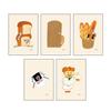 Bread Thief 01 Official Illustration Canvas Board Mini 5-Piece Box