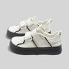 Summer Velcro Student Shoes Thick-soled German Training Shoes Rubber Sole Shoes Casual Women's Shoes All-match White Shoes