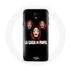 Case for Samsung Galaxy J7 2017 Edge La Casa De Papel Mask and Logo