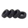 4 Packung 1/24 Rubber Wheels Tires Fit for Axial SCX0081 RC Crawler Car Trucks Accessories