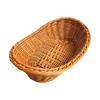 Oval Kitchen Storage Basket Imitate Rattan Organization Box Gift Bread Tray