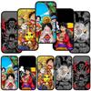 Чехол для телефона Samsung Galaxy S24 S23 iPhone 15 14 Xiaomi Redmi Note 13 12 11 8 10 9 Pro Max X XR OPPO A15 Huawei Anime Luffy Gear 5 One Piece Cover