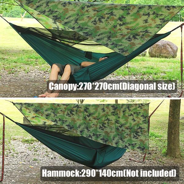 Awning Waterproof Tarp Tent Shade Ultralight Garden Canopy Sunshade Outdoor Camping Hammock Rain Fly Beach Sun Shelter
