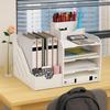 Large Capacity Desktop Organizer Space Saving File Sorter Multifunctional File Storage Rack  School