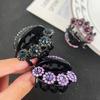 Vintage  Flower Hair Claws Women   Hairpins Clamps Crab Ponytail Barrette Girls Hair Accessories
