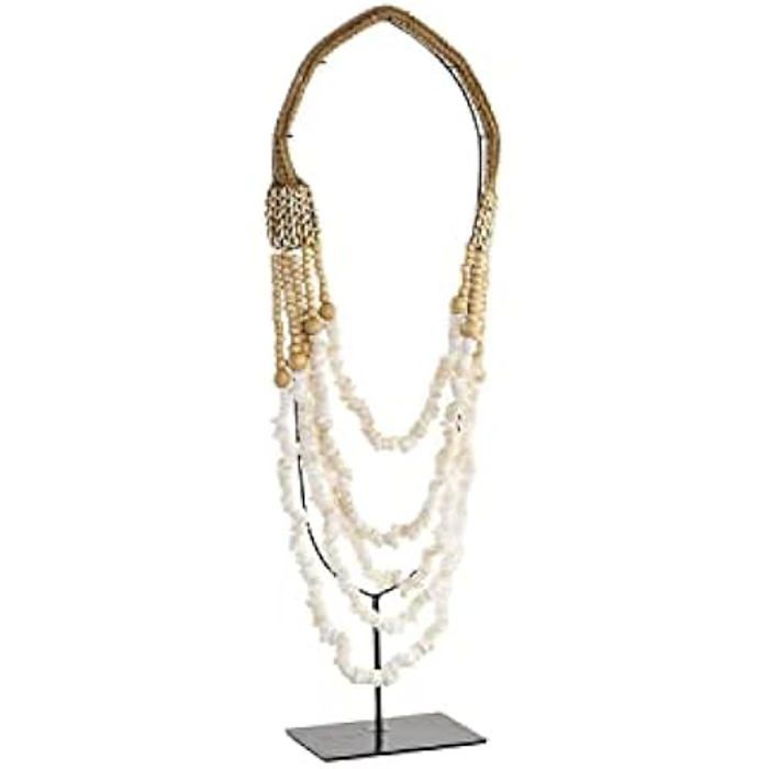 Figurine Décorative - DKD HOME DECOR - Estándar - Fer - Blanc - 15x65x24 Cm