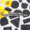 Self Adhesive Black Patches For Down Jackets Pants T-Shirt Clothes Repair Washable Patch Repair The Hole Without Any Trace