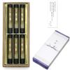 Sympathy Incense Gift Set In Paulownia Wood [Aoi No Mai Sandalwood with Outer Wrapping and Condolence Message] Made In Japan, Low Smoke, Perfect for