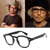 New Johnny Depp Style Glasses Men Retro Vintage Prescription Eyeglasses Women Optical Spectacle Frame Clear Lens Black