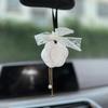 1pcCamellia Car Air Freshener Hanging Decoration Bathroom Bedroom Wardrobe Flower Plaster Pendant Diffuser Stone Wedding Gift Bl