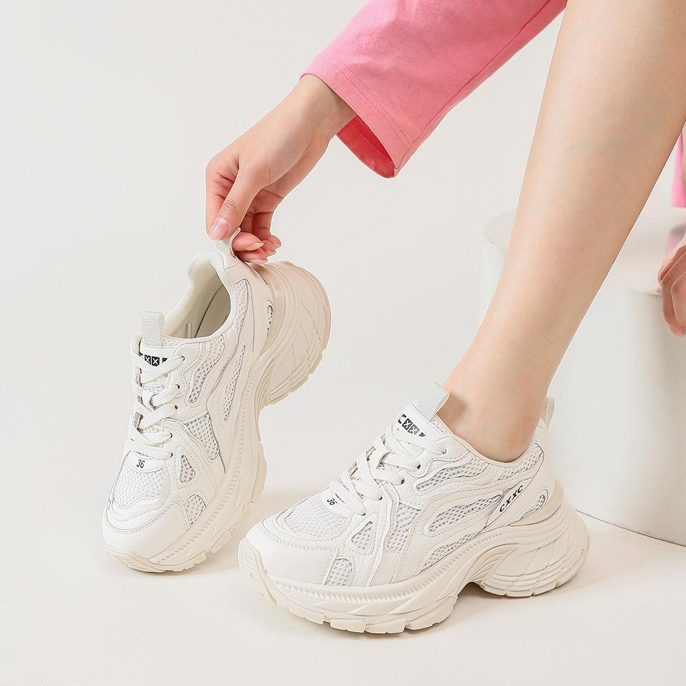 Sports Shoes Casual Women's Summer New Platform Dad Shoes Heightened Versatile Breathable Fashion Women's Sports Shoes