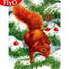 5D Алмазная картина Белка Набор для рукоделия Полный дрель Алмазная вышивка Мозаика Животное Ремесло Настенное искусство