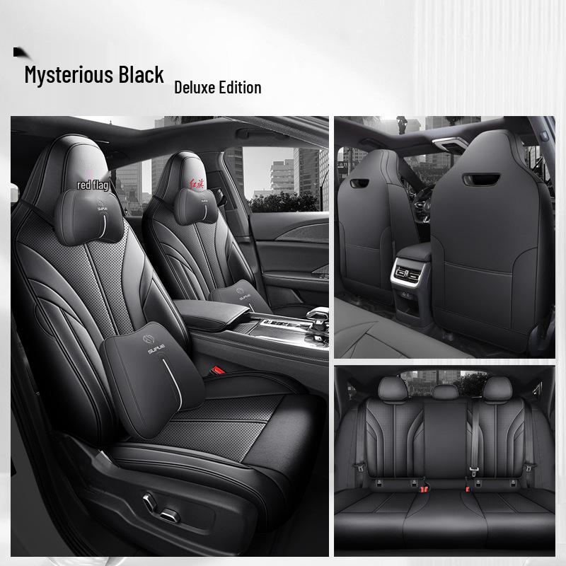 Hongqi H6 Leather Car Seat Cover – Full Surround, Universal Fit for All Seasons, 5-Seat Cars