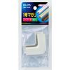 ELPA No. 1 Magari Wiring Mall Wiring Cover for Corner Milky No. 1 2 Pieces MM-1H(M)