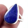 Natural Lapis Lazuli Gemstone Handmade 925 Sterling Silver Gift Ring S.8.5 L2b50