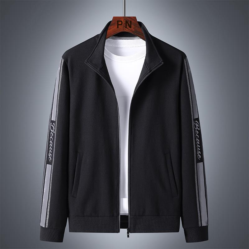 Spring And Autumn Plus Size Sweater Men 'S Casual Sports Suit Loose Three -Piece Set