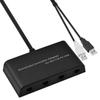Controller Adapter - Nintendo - GameCube - 4 Ports - Compatible Wii U - USB Black