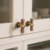 Simple Push-pull Door Handle Comfortable Grip Cabinet Handle Drawer Handles
